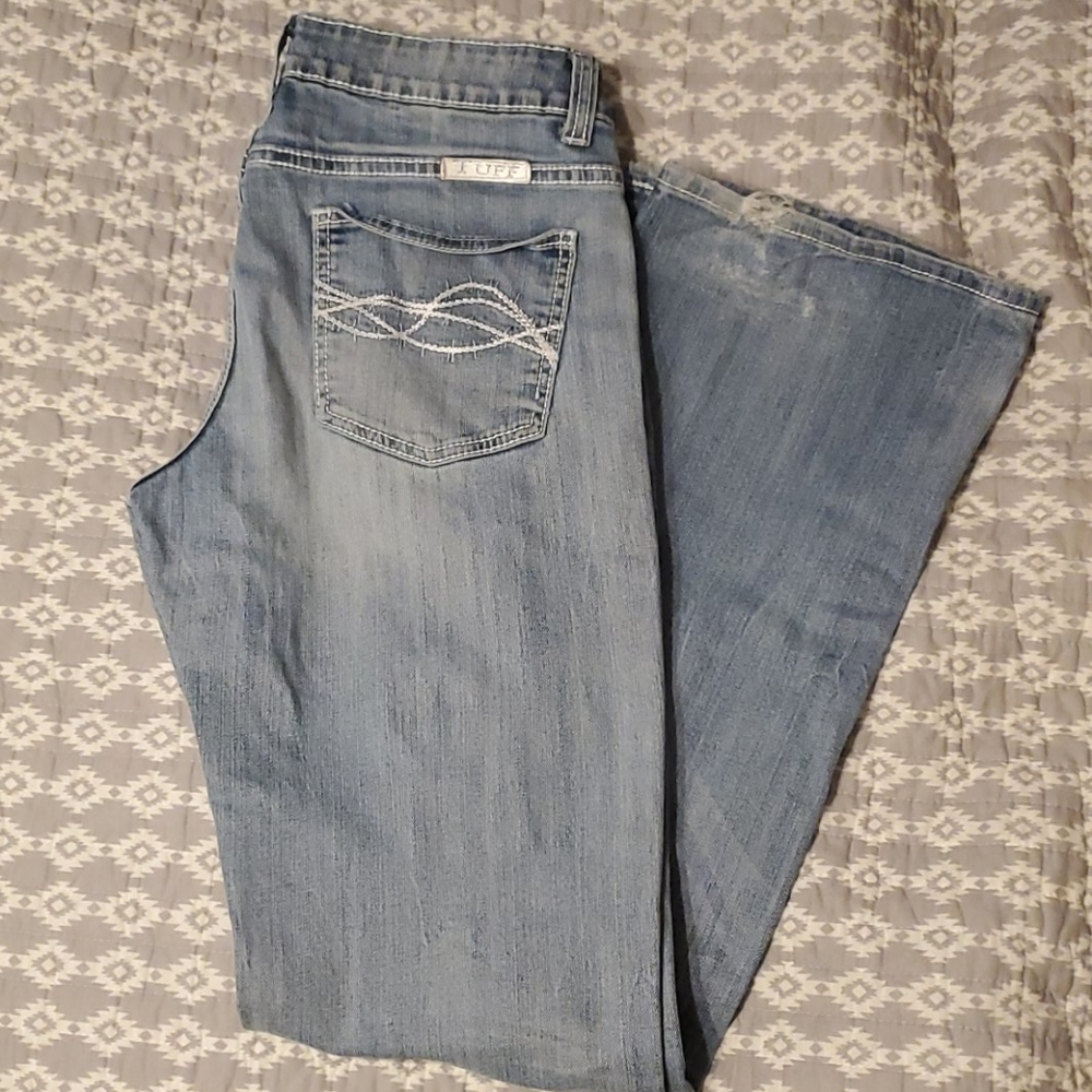 Cowgirl Tuff Hippie Jeans 29x35